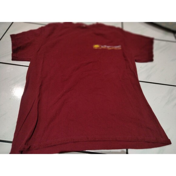 Soboba Casino Graphic T-shirt Maroon Size Extra Large Las Vegas - Picture 2 of 2